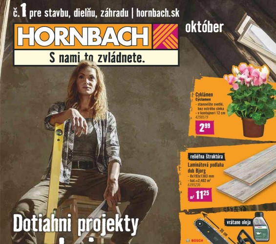 hornbach - leták od 01.10.2021