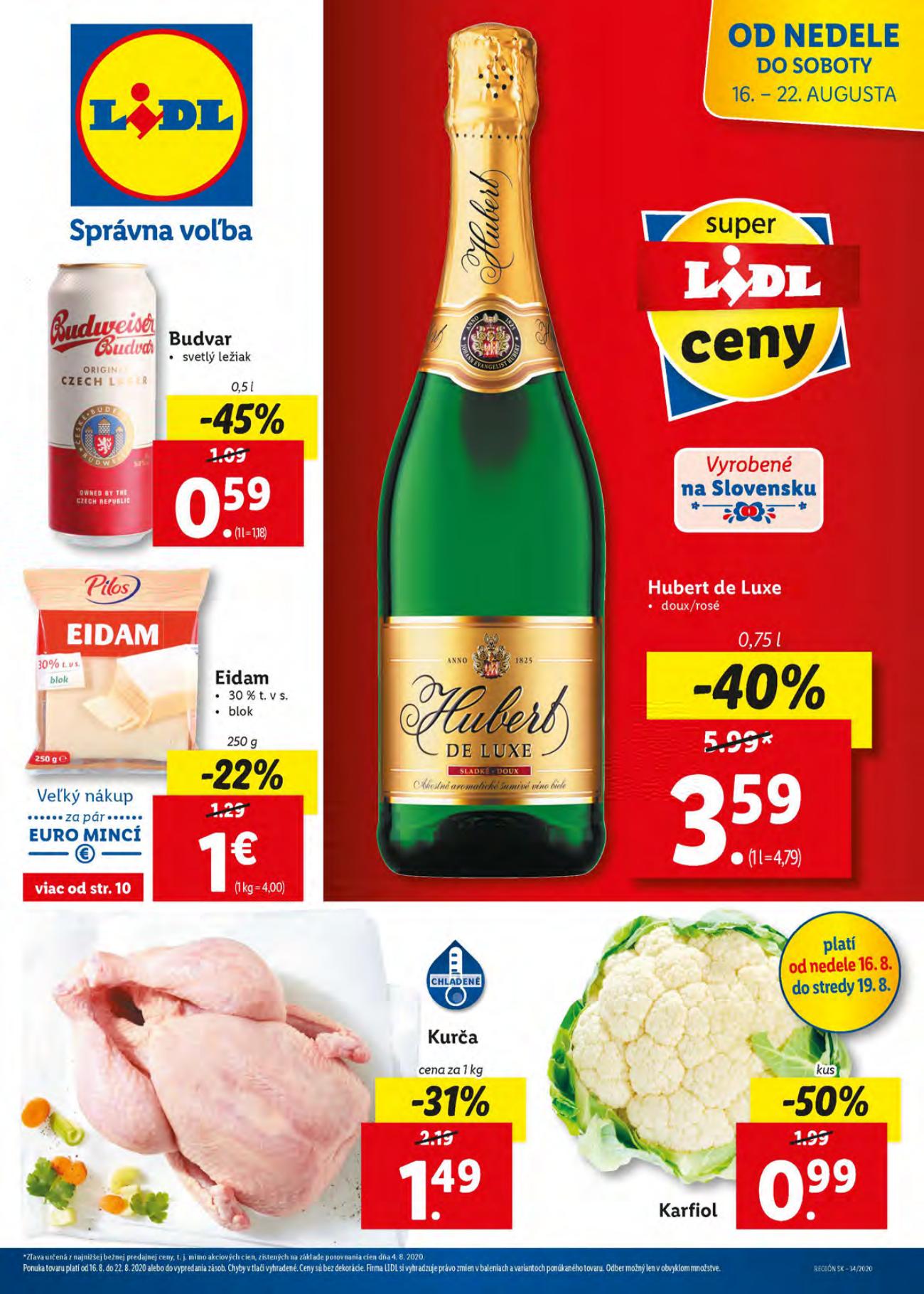 Let k sk lidl lidl akciov let k platn od 16 08 2020