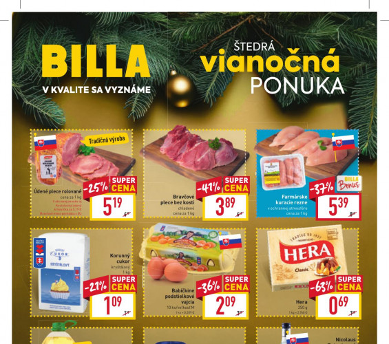 Billa - leták od 06.12.2023