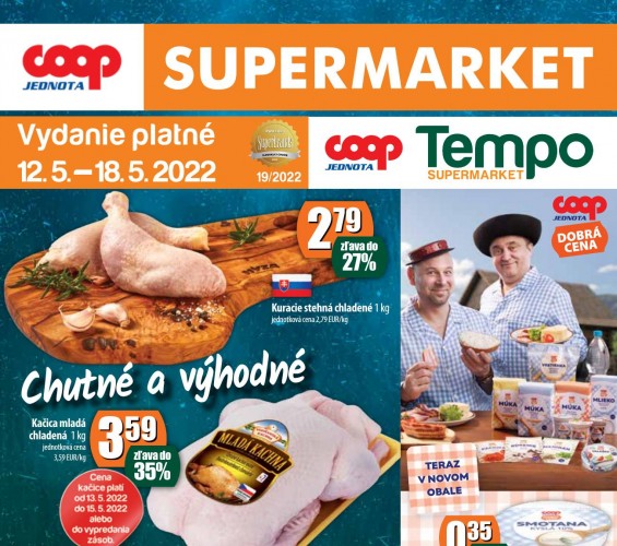 coop - leták COOP Supermarket od 12.05.2022