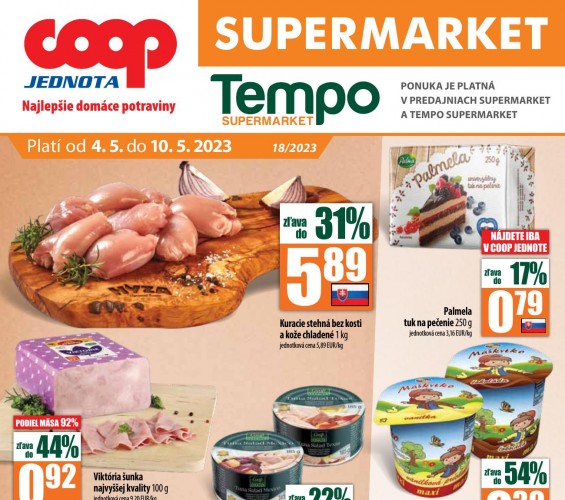 coop - leták Coop Supermarket od 04.05.2023