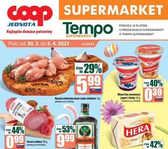 coop - leták Coop Supermarket od 30.03.2023