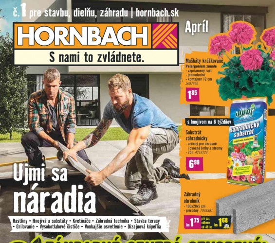 hornbach - leták Apríl od 01.04.2021
