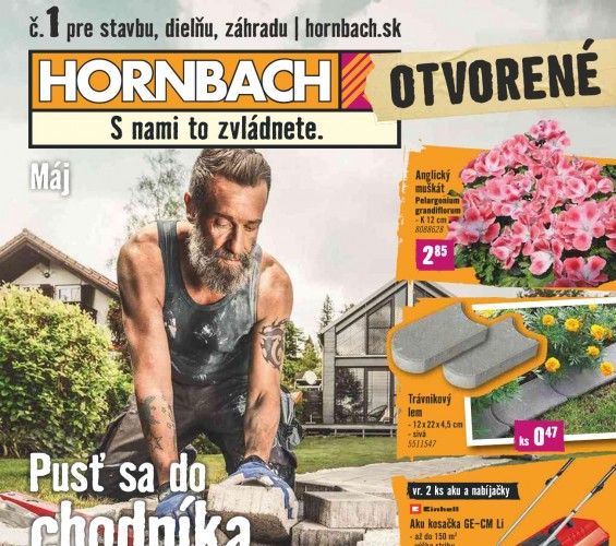 hornbach - leták Hornbach Máj od 01.05.2021