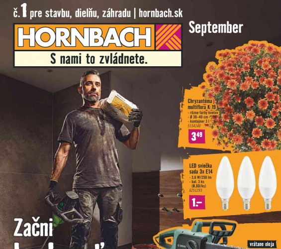 hornbach - Akciový leták September od 01.09.2021