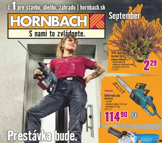 hornbach - leták od 01.09.2022