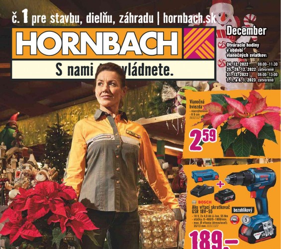 hornbach - leták od 01.12.2022
