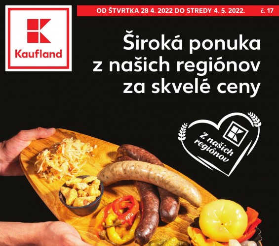 kaufland - Kaufland leták - ponuka z regiónov od 28.04.2022
