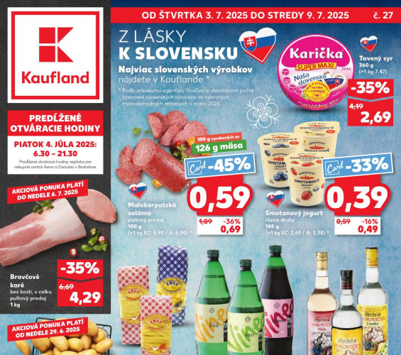 Kaufland - leták od 03.07.2025