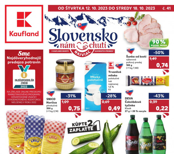 kaufland - leták od 12.10.2023
