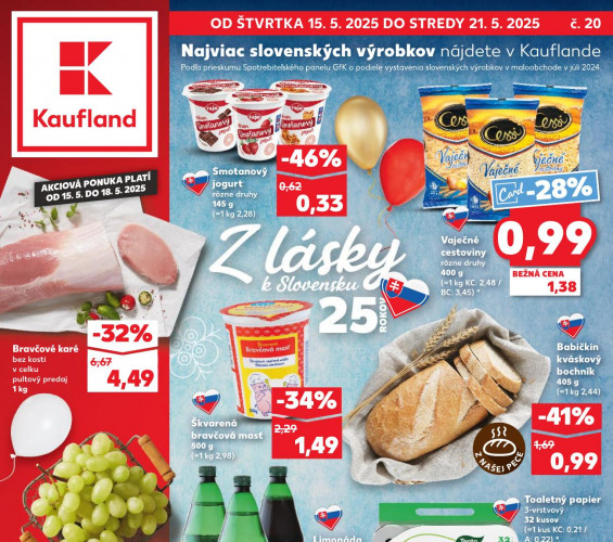 Kaufland - leták od 15.05.2025