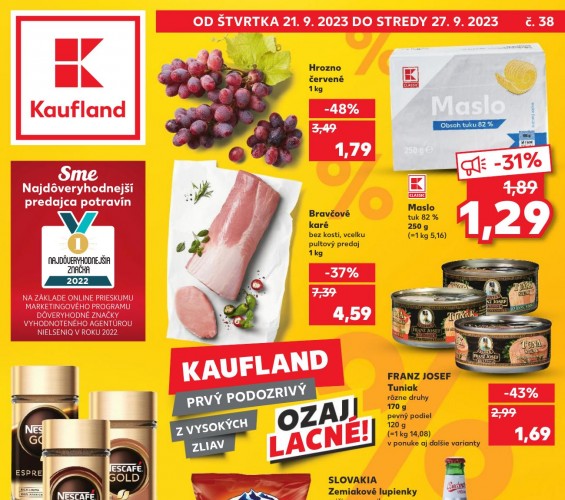 Kaufland - leták od 21.09.2023