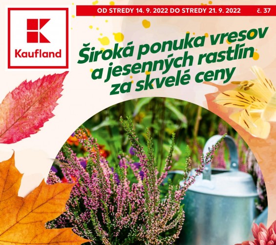 kaufland - leták jesenné rastliny od 14.09.2022