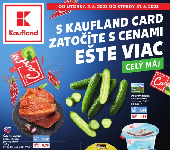 kaufland - leták Kaufland card od 02.05.2023