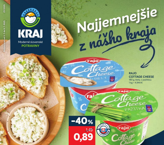 Kraj - leták od 03.07.2025