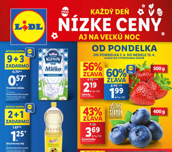 lidl - leták od 07.04.2025