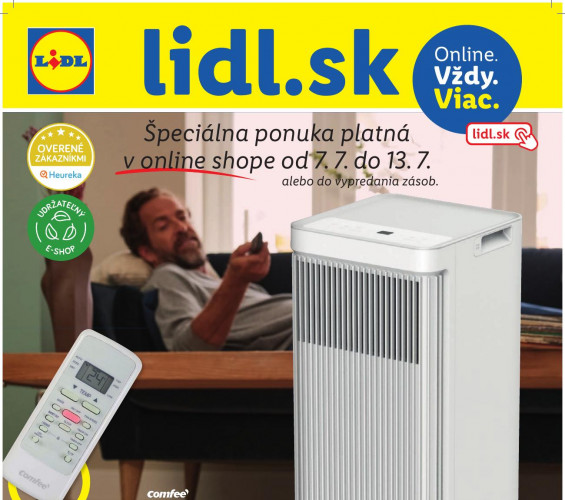 Lidl - leták Lidl shop od 07.07.2025