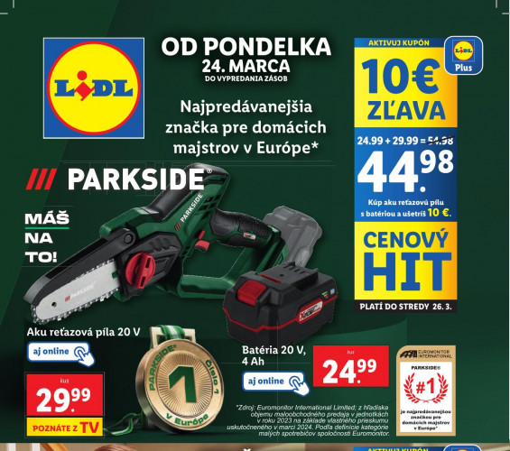lidl - leták Lidl tovar od 24.03.2025