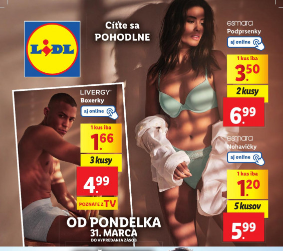 lidl - leták Lidl tovar od 31.03.2025