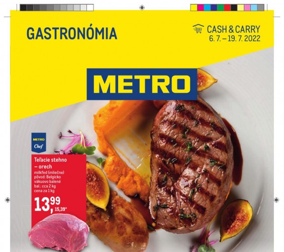 metro - leták gastronómia od 06.07.2022