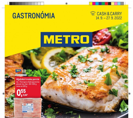 metro - Metro leták Gastronómia od 14.09.2022