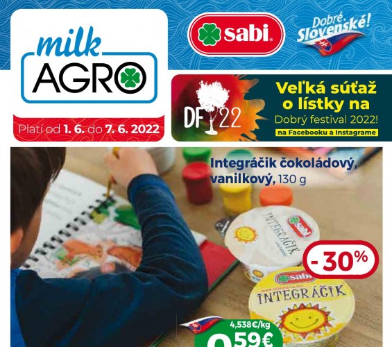 milk-agro - leták od 01.06.2022