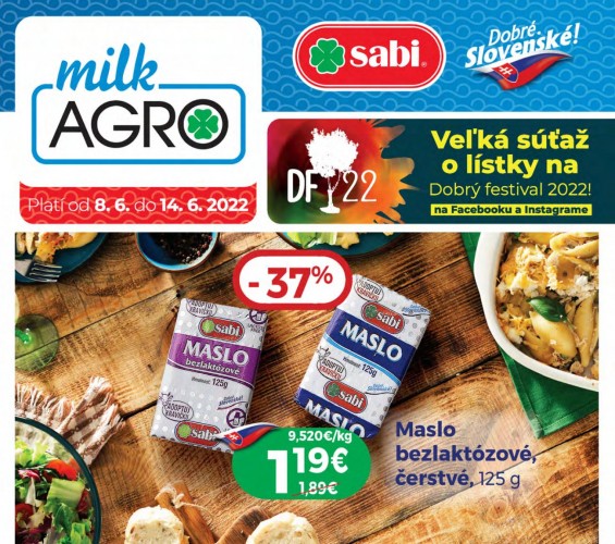 milk-agro - leták od 08.06.2022