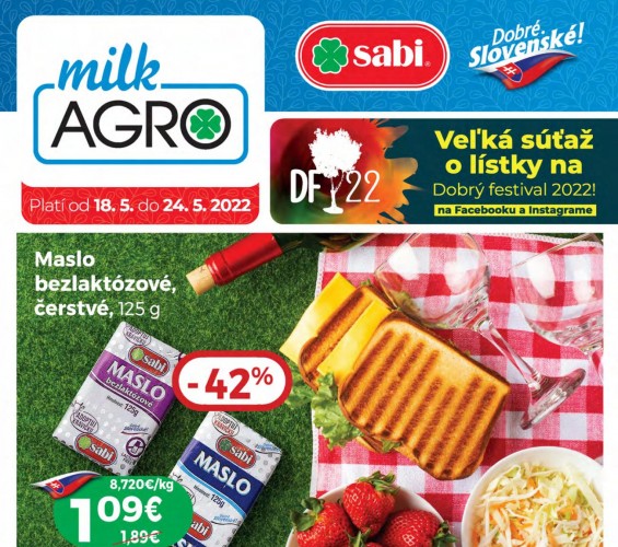 milk-agro - Akciový leták od 18.05.2022
