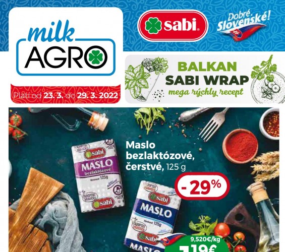 milk-agro - Akciový leták od 23.03.2022