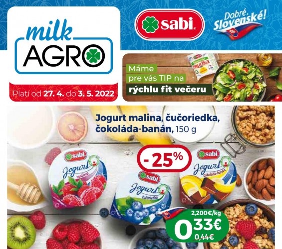 milk-agro - leták od 27.04.2022