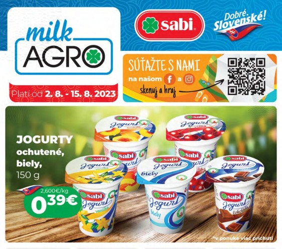 milk-agro - leták od 02.08.2023