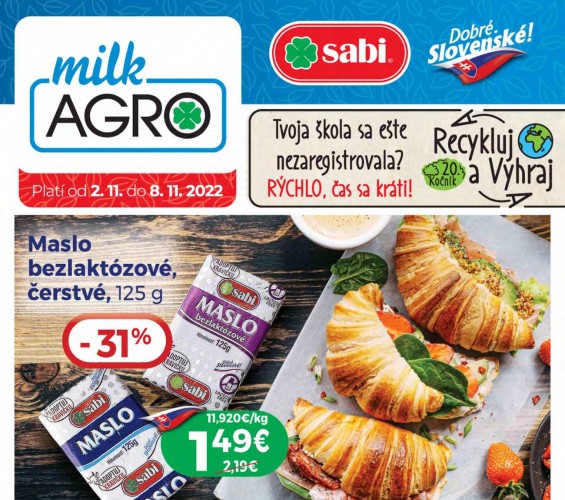 milk-agro - leták od 02.11.2022
