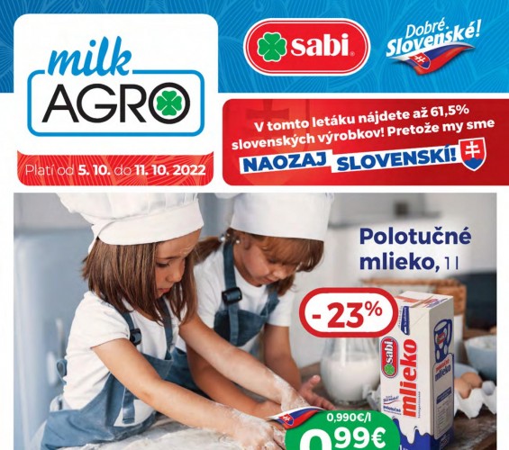 milk-agro - leták od 05.10.2022
