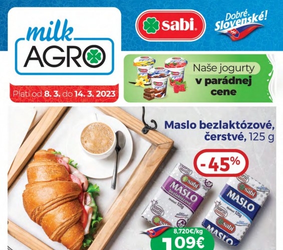 milk-agro - leták od 08.03.2023