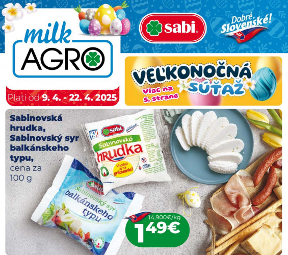 milk-agro - leták od 09.04.2025