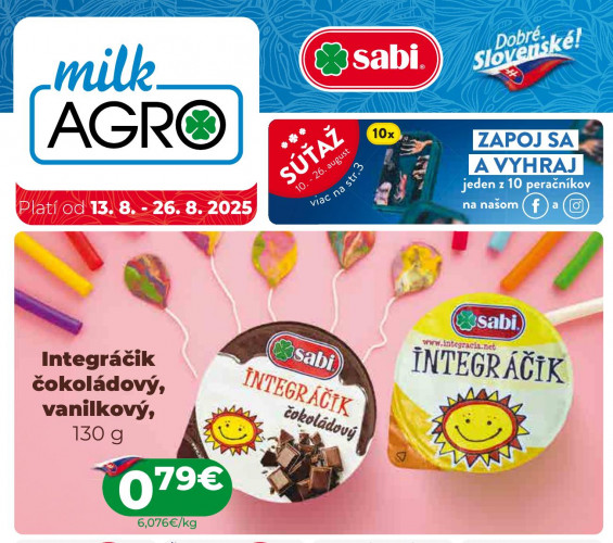 milk-agro - leták od 13.08.2025