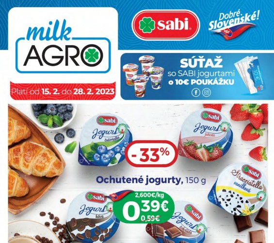 milk-agro - leták od 15.02.2023