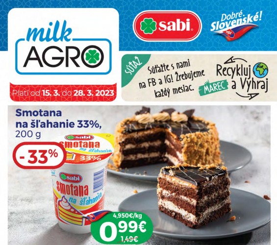 milk-agro - leták od 15.03.2023
