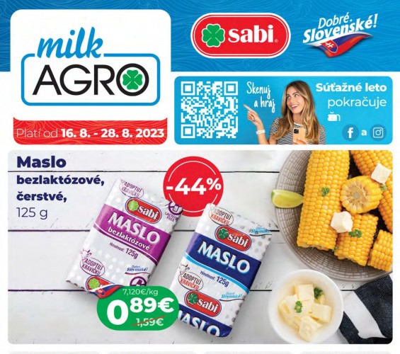 milk-agro - leták od 16.08.2023