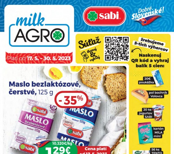 milk-agro - leták od 17.05.2023