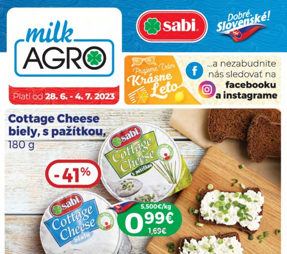 milk-agro - leták od 28.06.2023