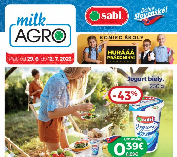 milk-agro - leták od 29.06.2022