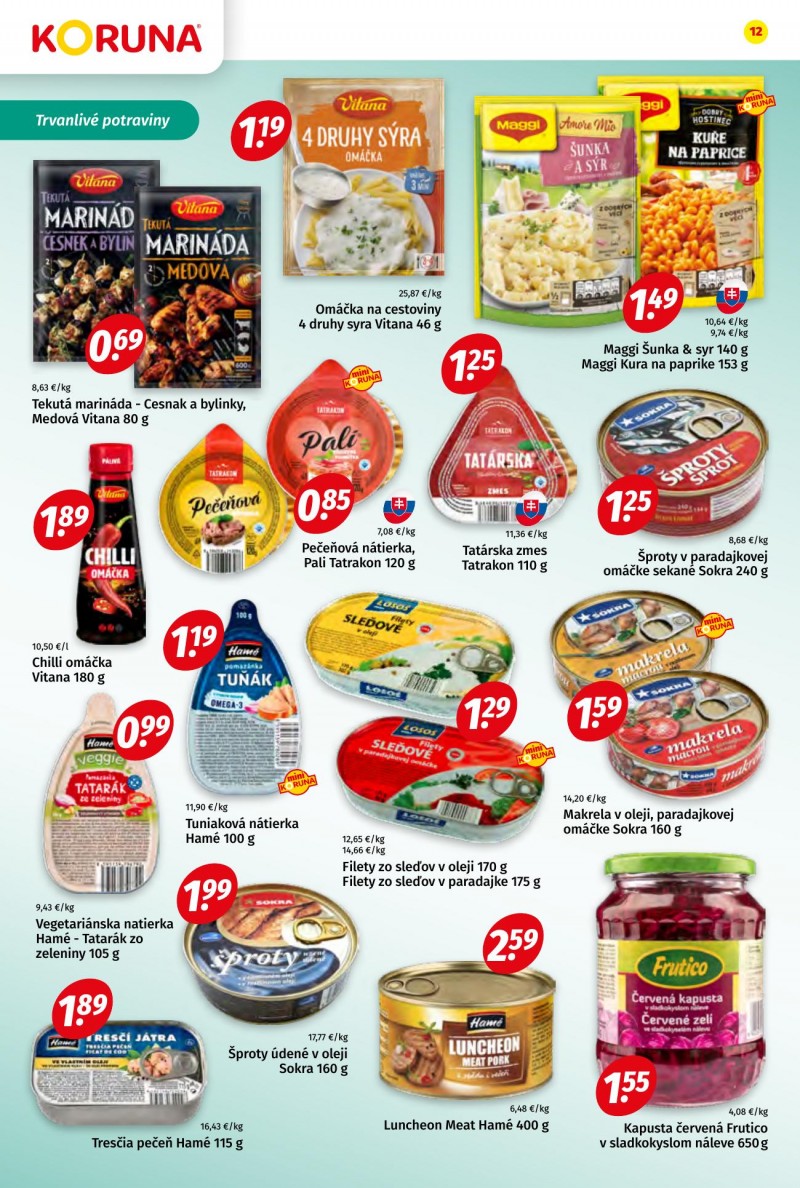 Potraviny Koruna