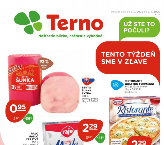 Terno - leták od 03.07.2025