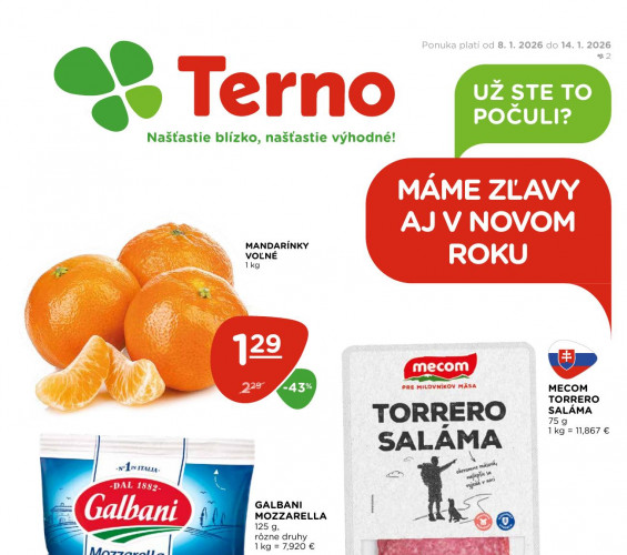 terno - leták od 08.01.2026