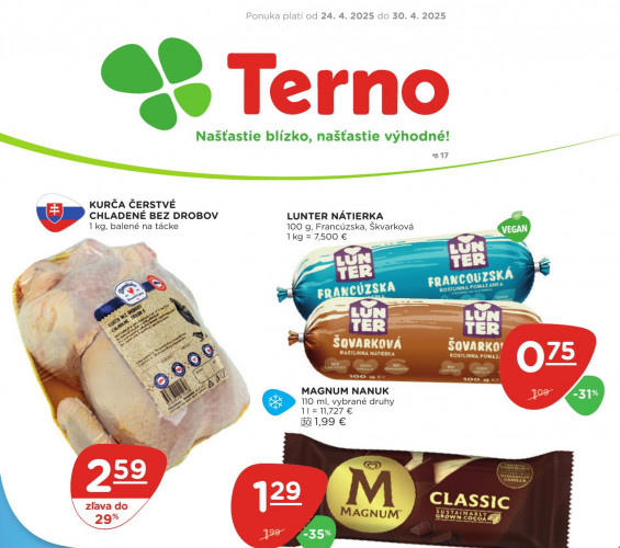 Terno - leták od 24.04.2025
