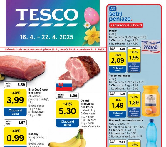 tesco - Leták Tesco Hypermarkety od 16.04.2025