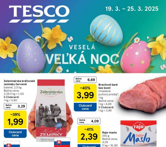 tesco - leták Tesco Hypermarkety od 19.03.2025
