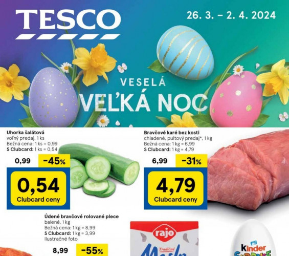 Tesco - leták Tesco Hypermarkety od 26.03.2024