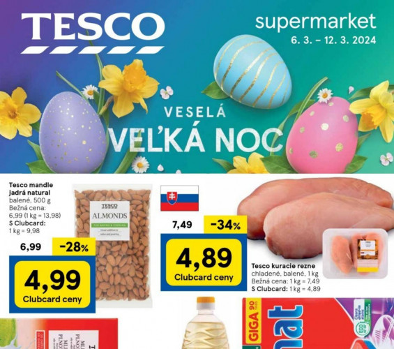 tesco - leták Tesco Supermarkety od 06.03.2024